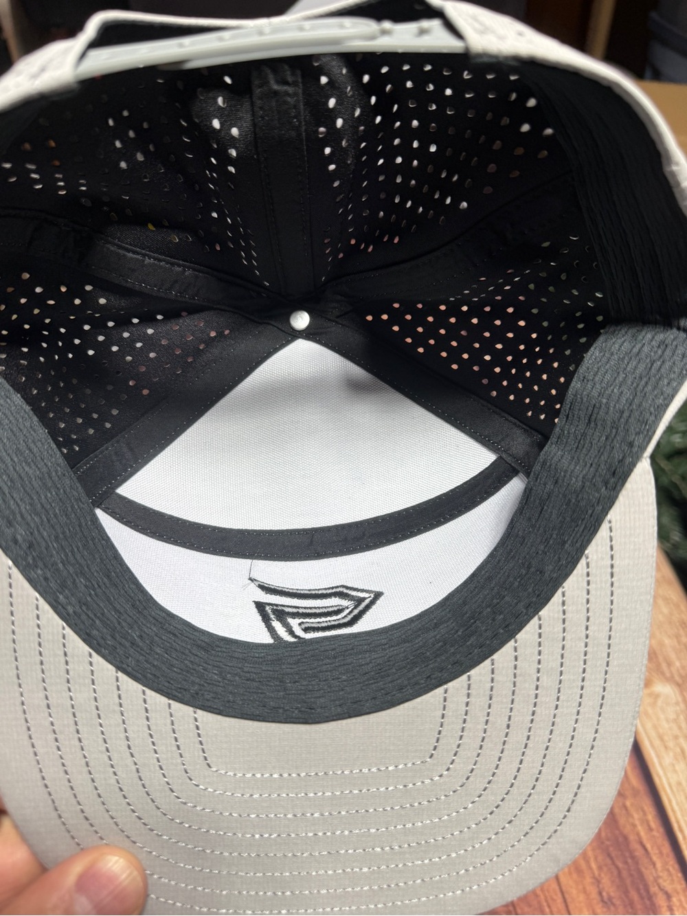 Men's Tan Performance Hat - Picture 5 of 5